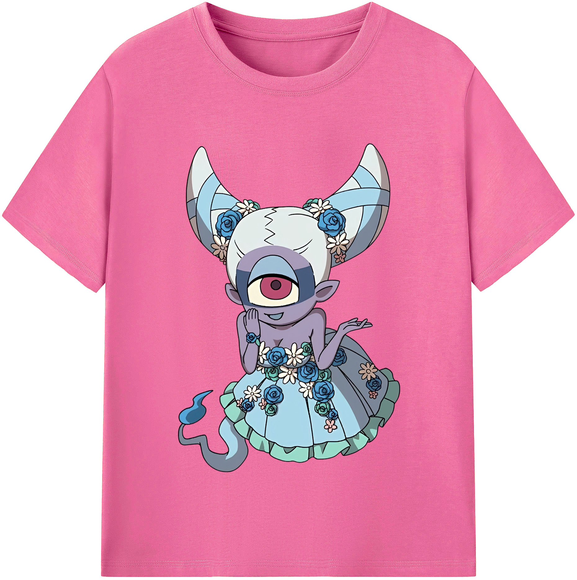 （画像用） 妖怪ウォッチ Yo-kai Watch レディースカジュアルプリントTシャツ（綿100％）